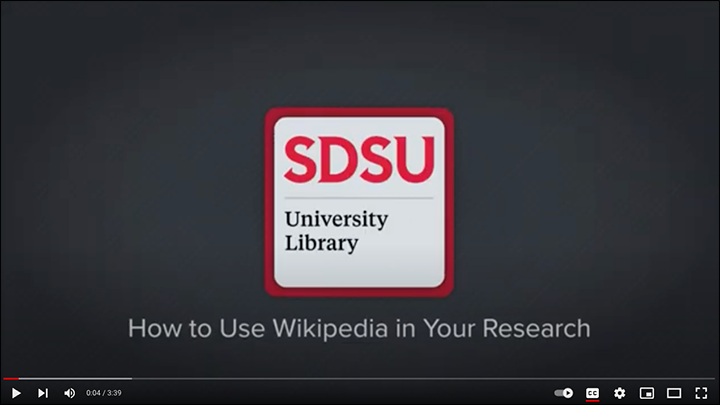 How to Use Wikipedia in Your Research