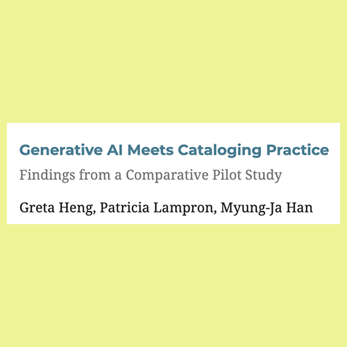 Generative AI Meets Cataloging Practice