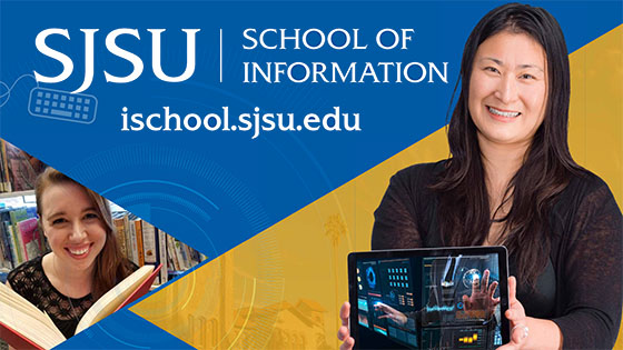 San Jose State School of Information promotional banner