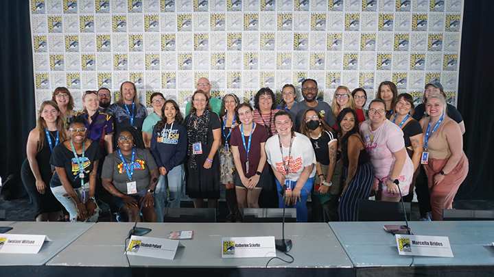 NEH Summer Institute Using Comics to Teach Social Justice participants at Comic-Con