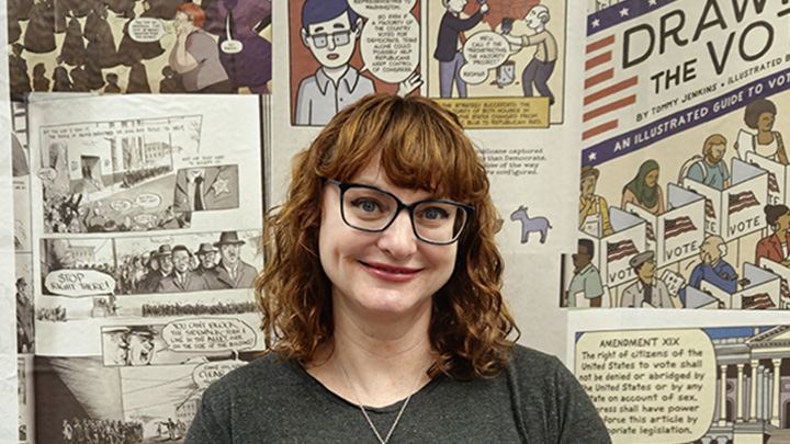 SDSU Comic Arts Librarian Pamela Jackson