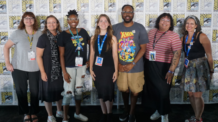 Participants in the NEH Summer Institute at Comic-Con