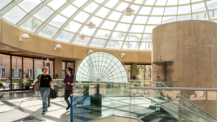 Interior of the Library Dome