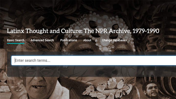 Latinx Thought and Culture: The NPR Archive, 1979-1990