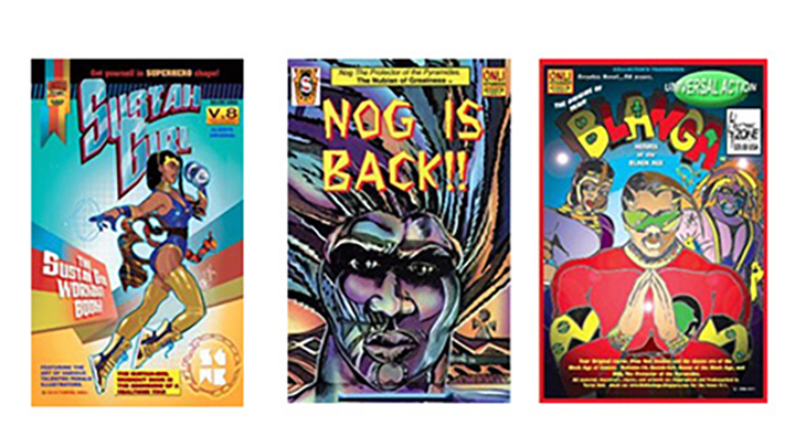 Covers of afrofuturism comics