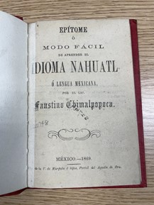 Image of Epitome O Modo Facil de Aprender el Idioma Nahuatl