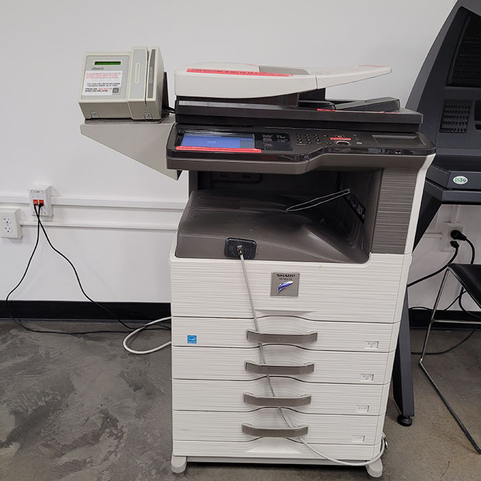 Copier on 2nd floor of Love Library