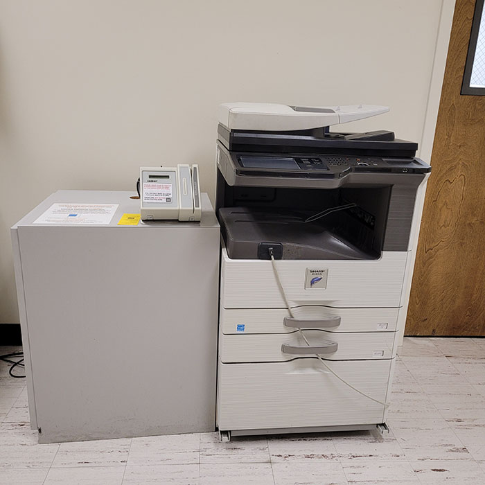 Copier on 4th floor of Love Library