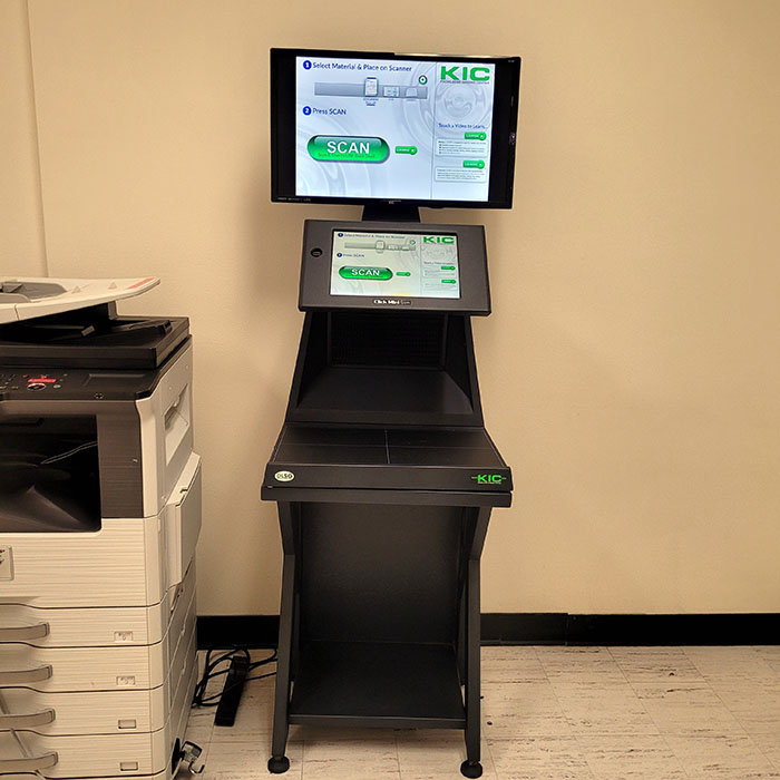Scanner on 5th floor of Love Library
