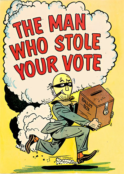 Cover art for The Man Who Stole Your Vote